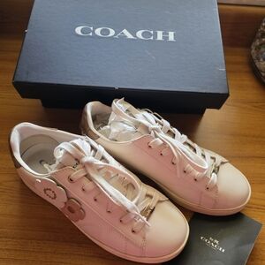 Coach Women's Leather Sneakers In Chalk
